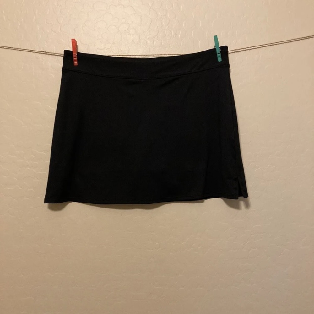Tranquility by Colorado Clothing Skort SOLID BLACK Women's Size Large